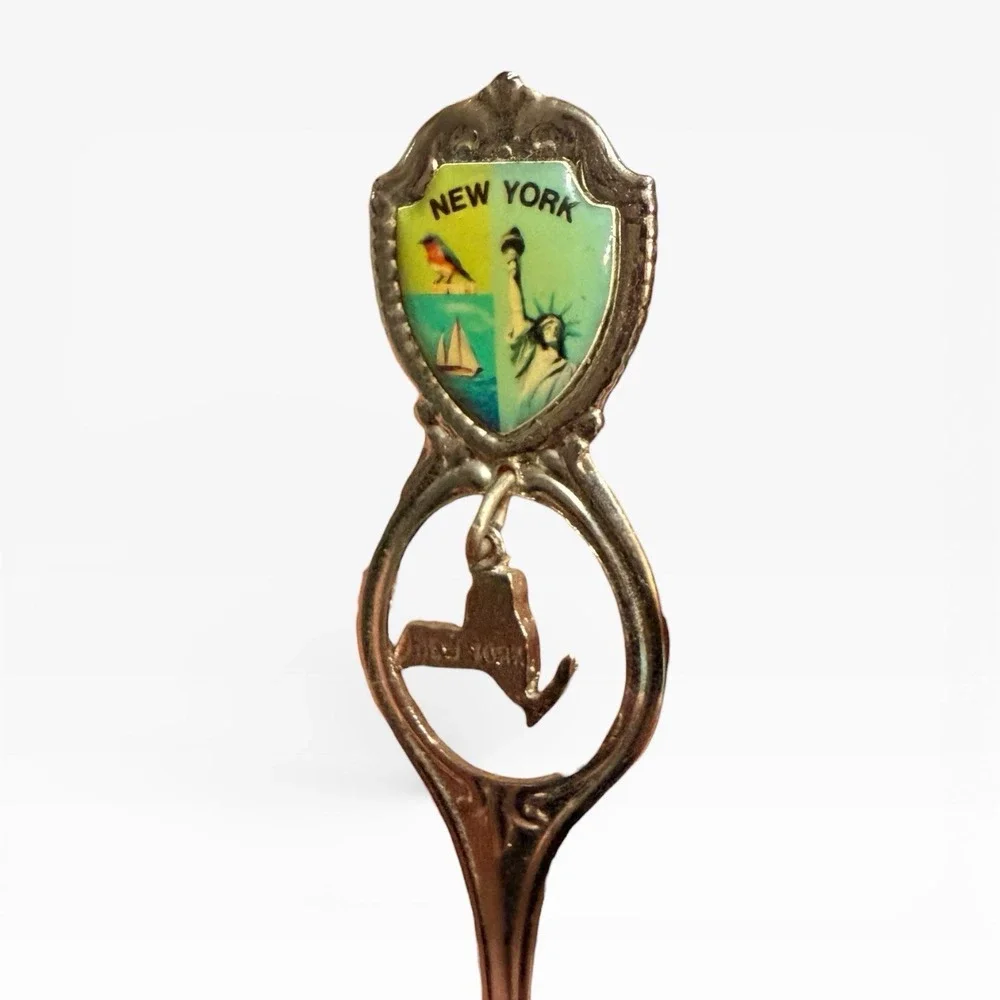 Lot of (2)‎ New York State Souvenir Spoons Collectible